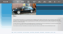 Desktop Screenshot of ferrari400parts.com
